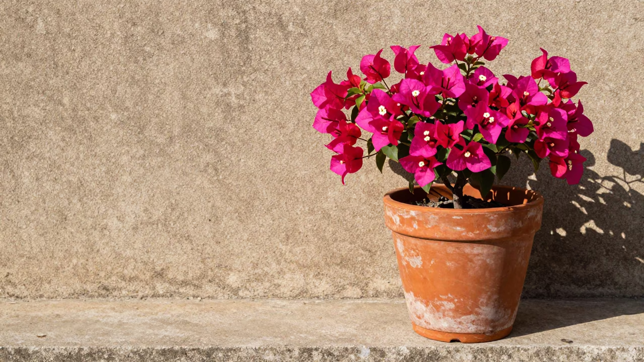 Magenta Bougainvillea in Tainan in in Tainan, Taiwan
