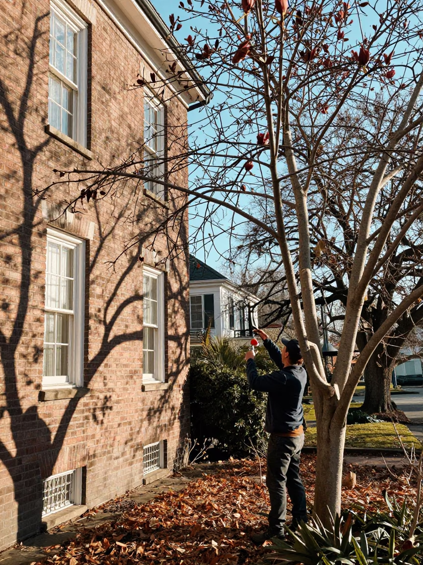 Magnolia Branch in Charleston in in Charleston, South Carolina, United States