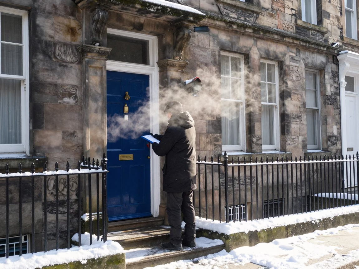 Mail Carrier in Edinburgh in in Edinburgh, United Kingdom