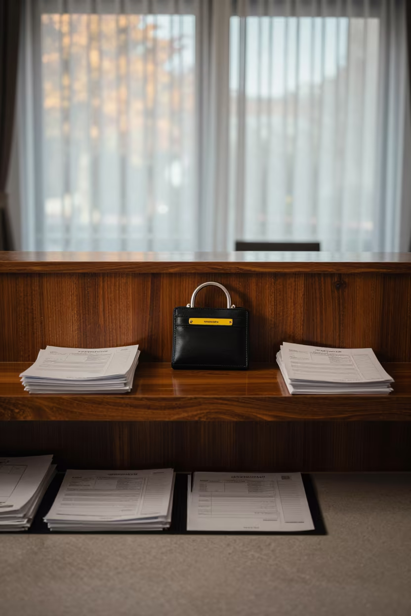 Maintenance Tag Wallet Before Breakfast Service in inside a breakfast room before opening near Jammu