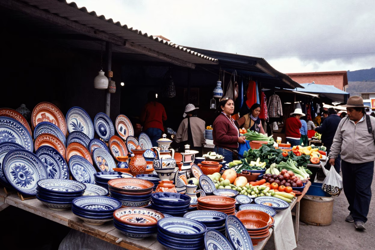 Majolica And Produce in La Paz in in La Paz, Bolivia