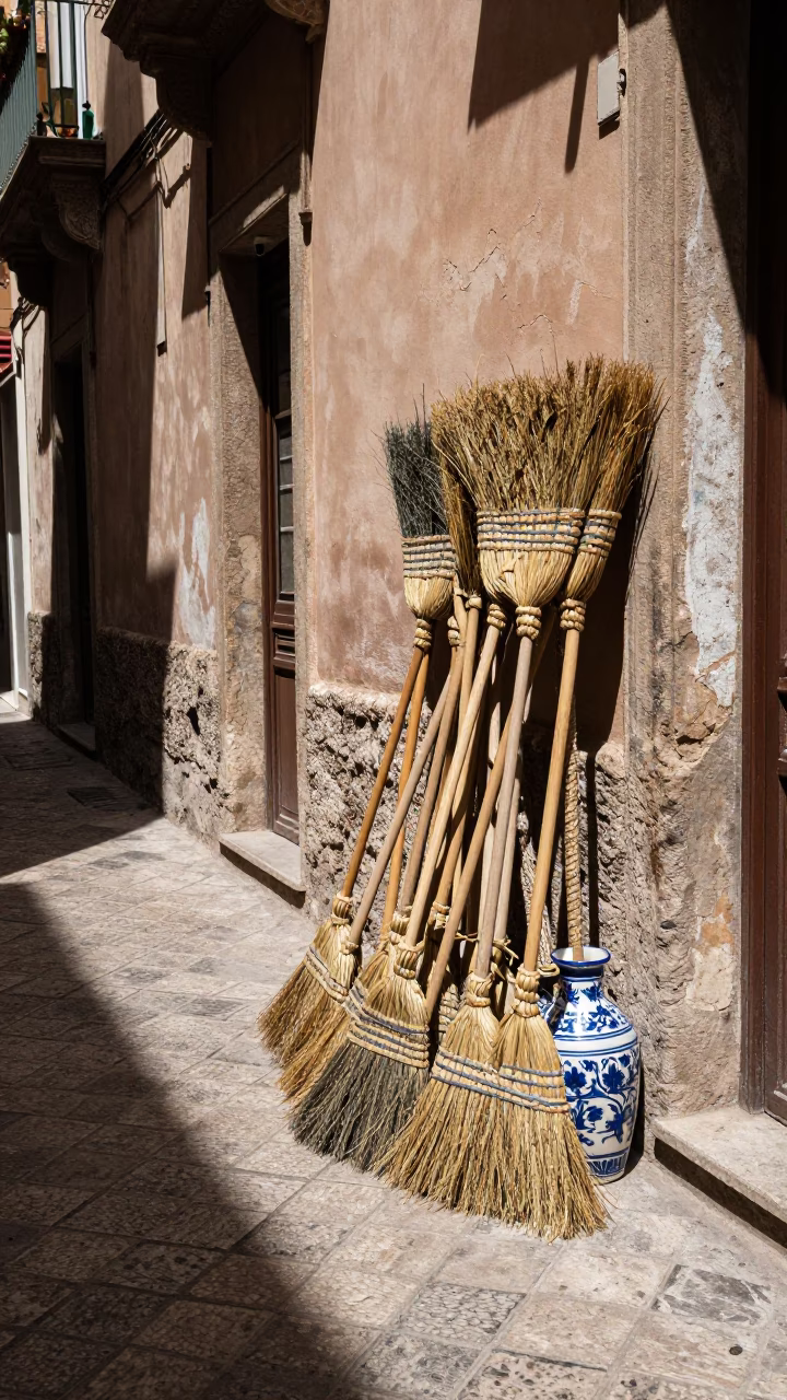 Majolica at Afternoon Light in in Palermo, Italy