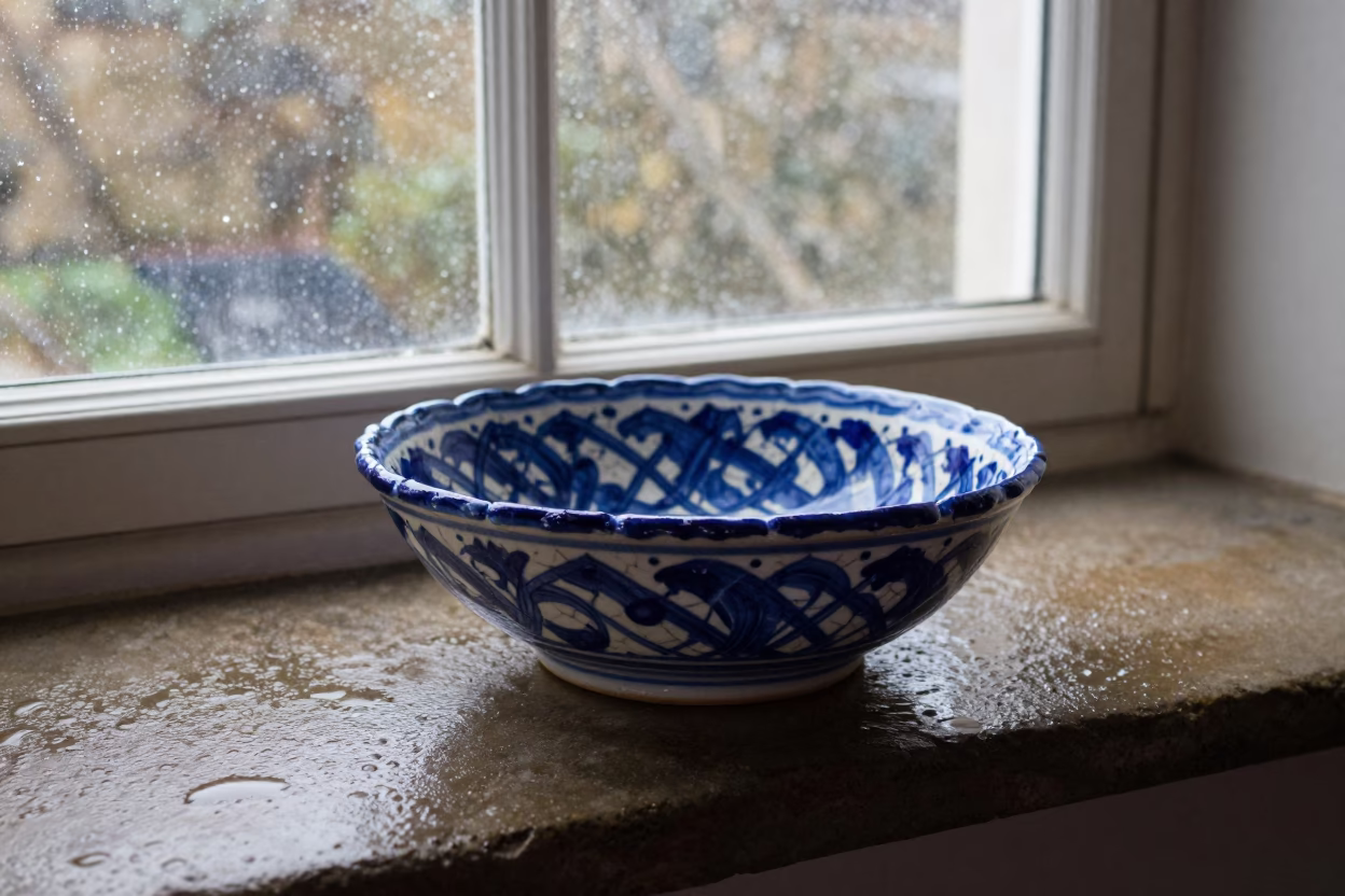 Majolica Bowl in Bristol in in Bristol, United Kingdom