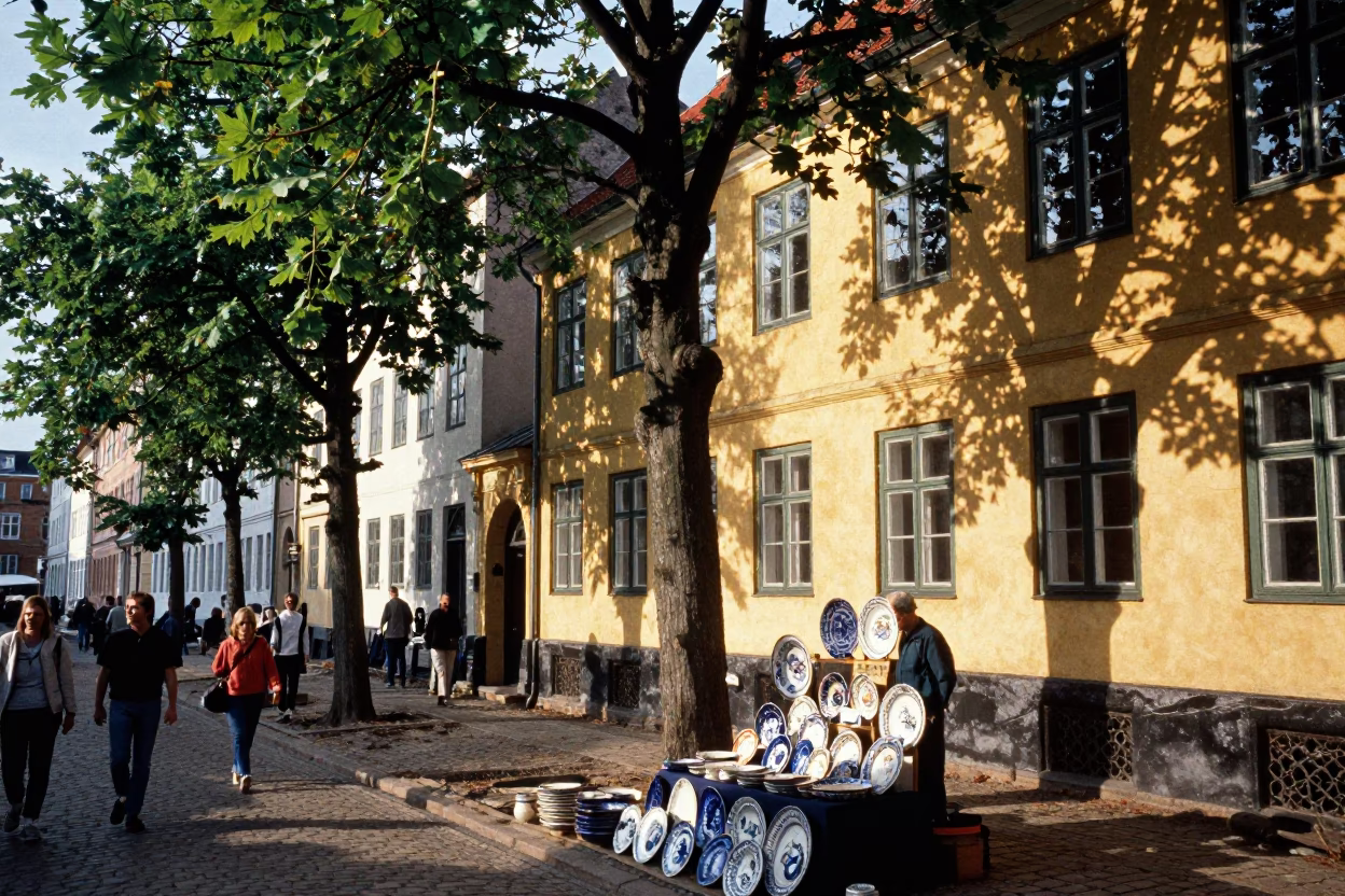 Majolica Plates in Copenhagen in in Copenhagen, Denmark