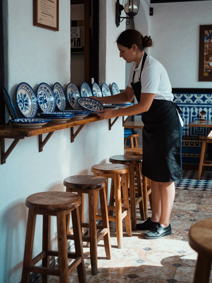 Majolica Plates in Granada in in Granada, Spain