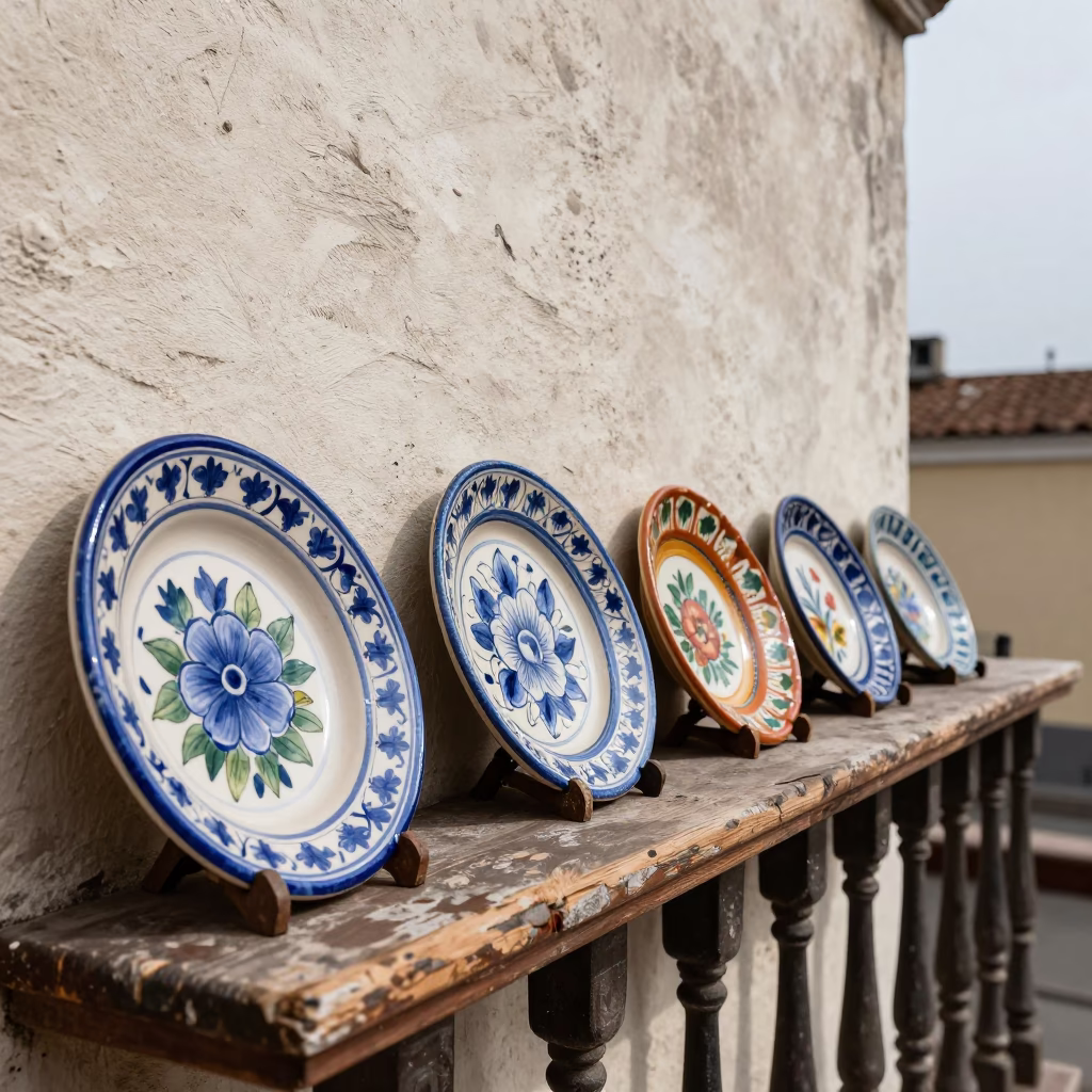 Majolica Plates in Lima in in Lima, Peru