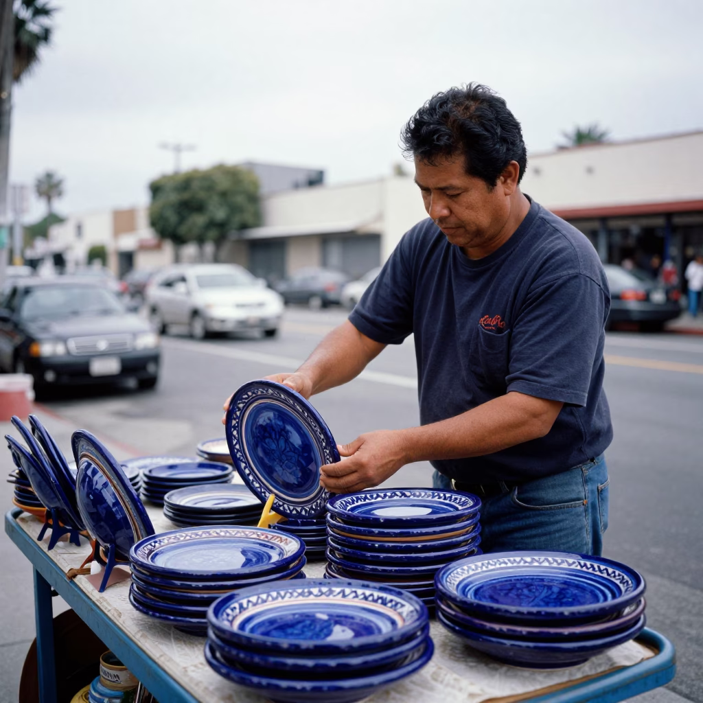 Majolica Plates in Los Angeles in in Los Angeles, California, United States
