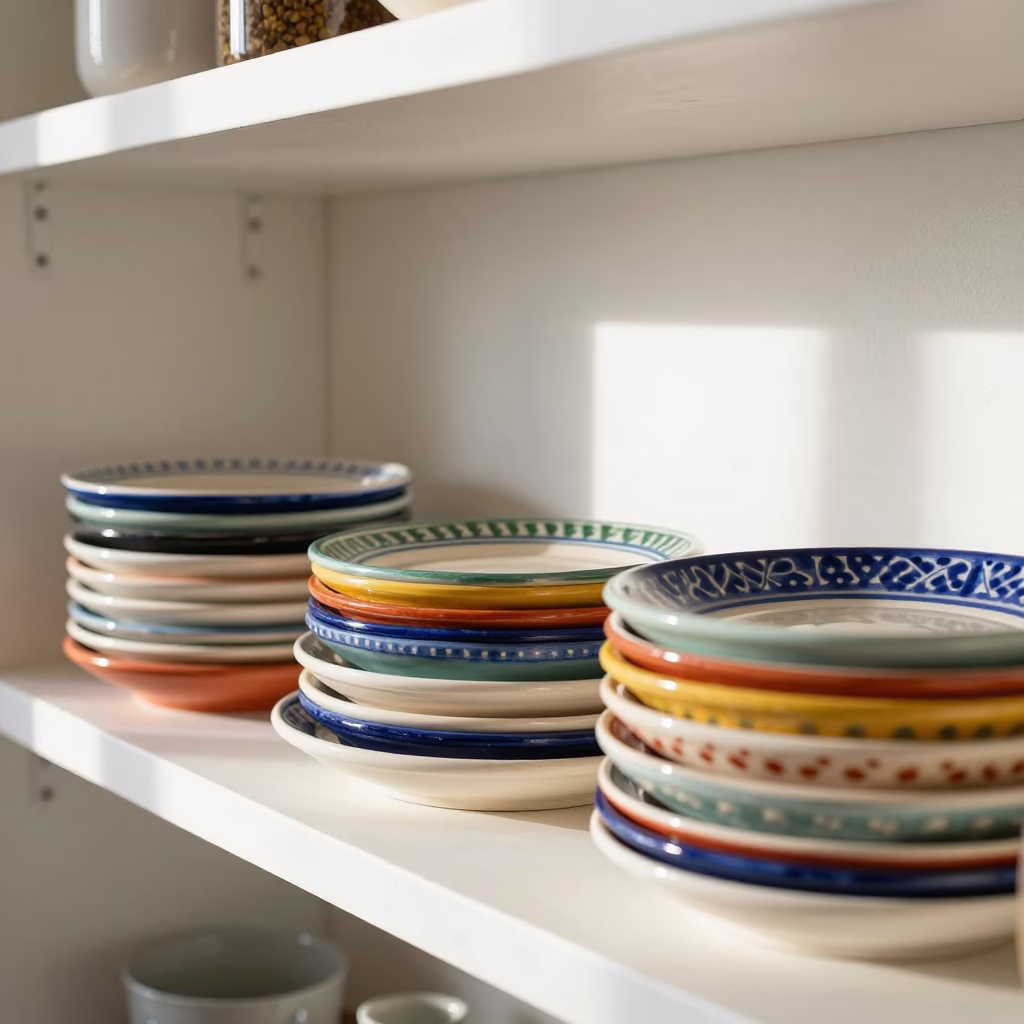 Majolica Plates in Nice in in Nice, France