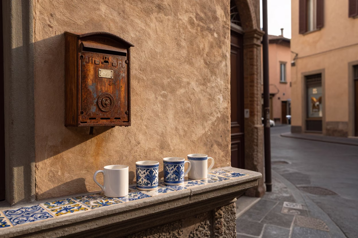 Majolica Tile in Bologna in in Bologna, Italy