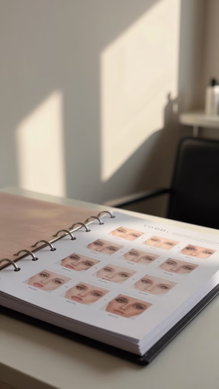 Makeup Trial Binder in Naypyidaw Salon in inside a salon row in Naypyidaw