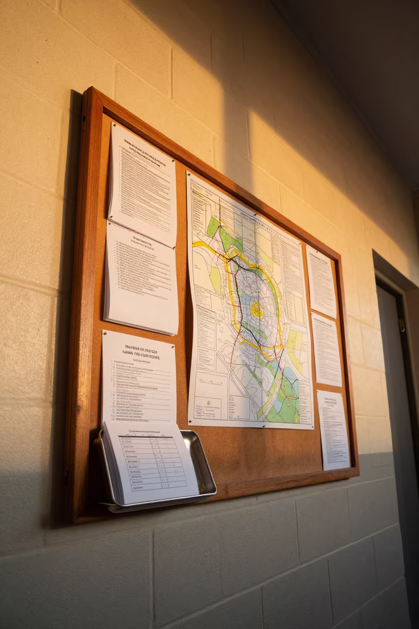 Malakal Town Hall Notice Board Forms Maps in inside a polling station gymnasium in Malakal