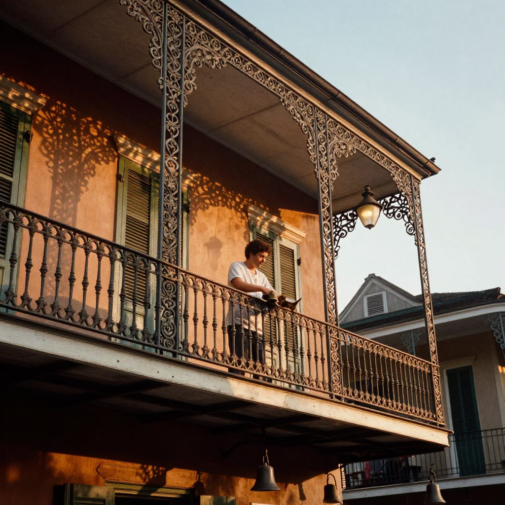 Man in New Orleans in in New Orleans, Louisiana, United States
