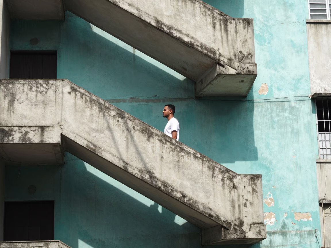 Man in São Paulo in in São Paulo, Brazil