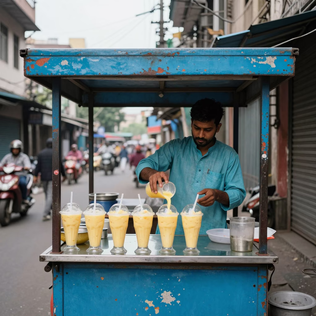 Mango Lassi in Kolkata in in Kolkata, India