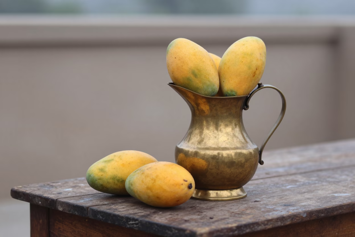 Mangoes at Early Morning Light in Jaipur in in Jaipur, India