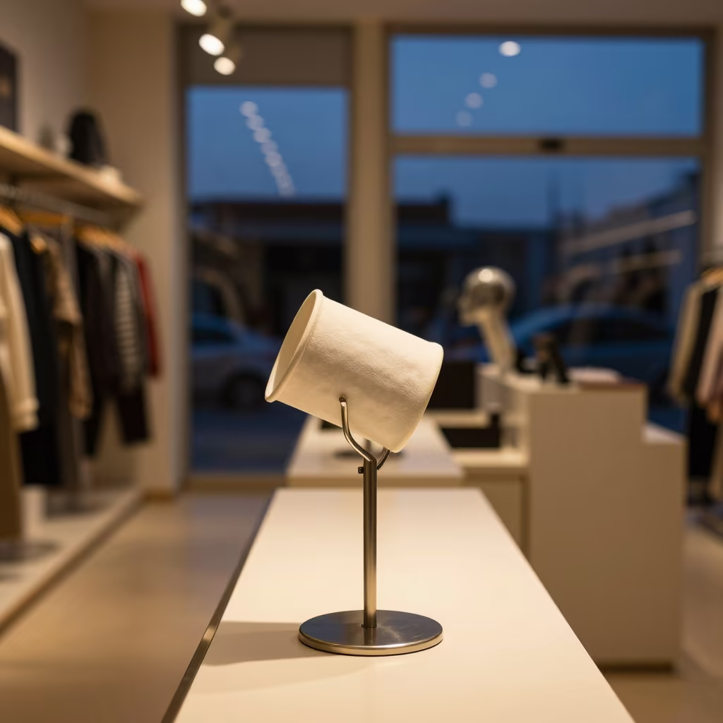 Mannequin Wrist Peg in Zarqa Retail Store in inside a retail floor display area in Zarqa