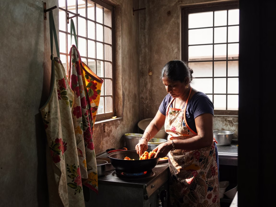 Marinating Chicken in Mumbai in in Mumbai, India
