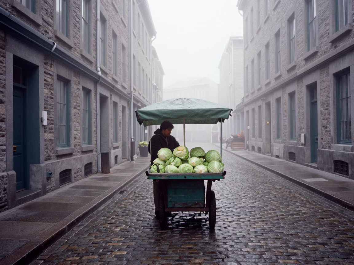 Market Cart in Montreal in in Montreal, Quebec, Canada