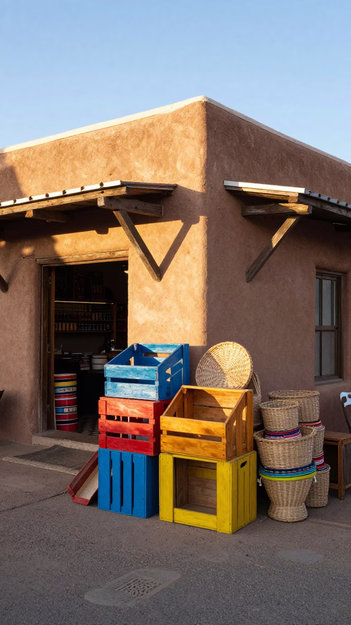 Market Display in Santa Fe in in Santa Fe, New Mexico, United States