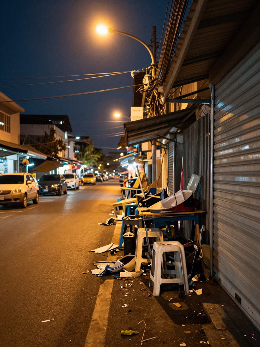 Market Remnants in Phuket in in Phuket, Thailand