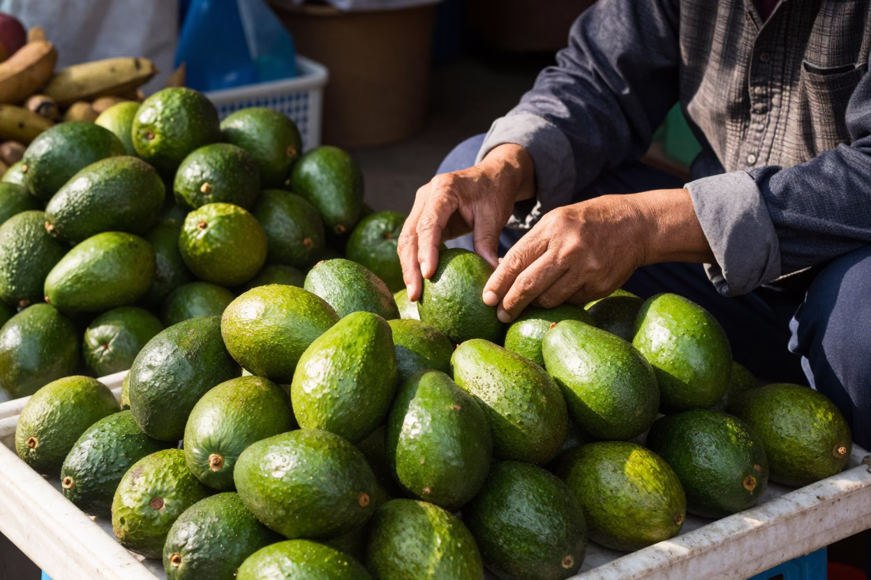 Market Scene in Hanoi at Clear Late-afternoon Light in in Hanoi, Vietnam