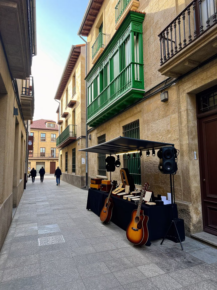 Market Stall in Bilbao in in Bilbao, Spain