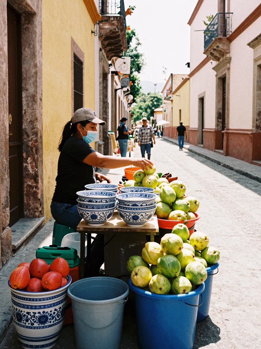 Market Stall in Guadalajara in in Guadalajara, Mexico