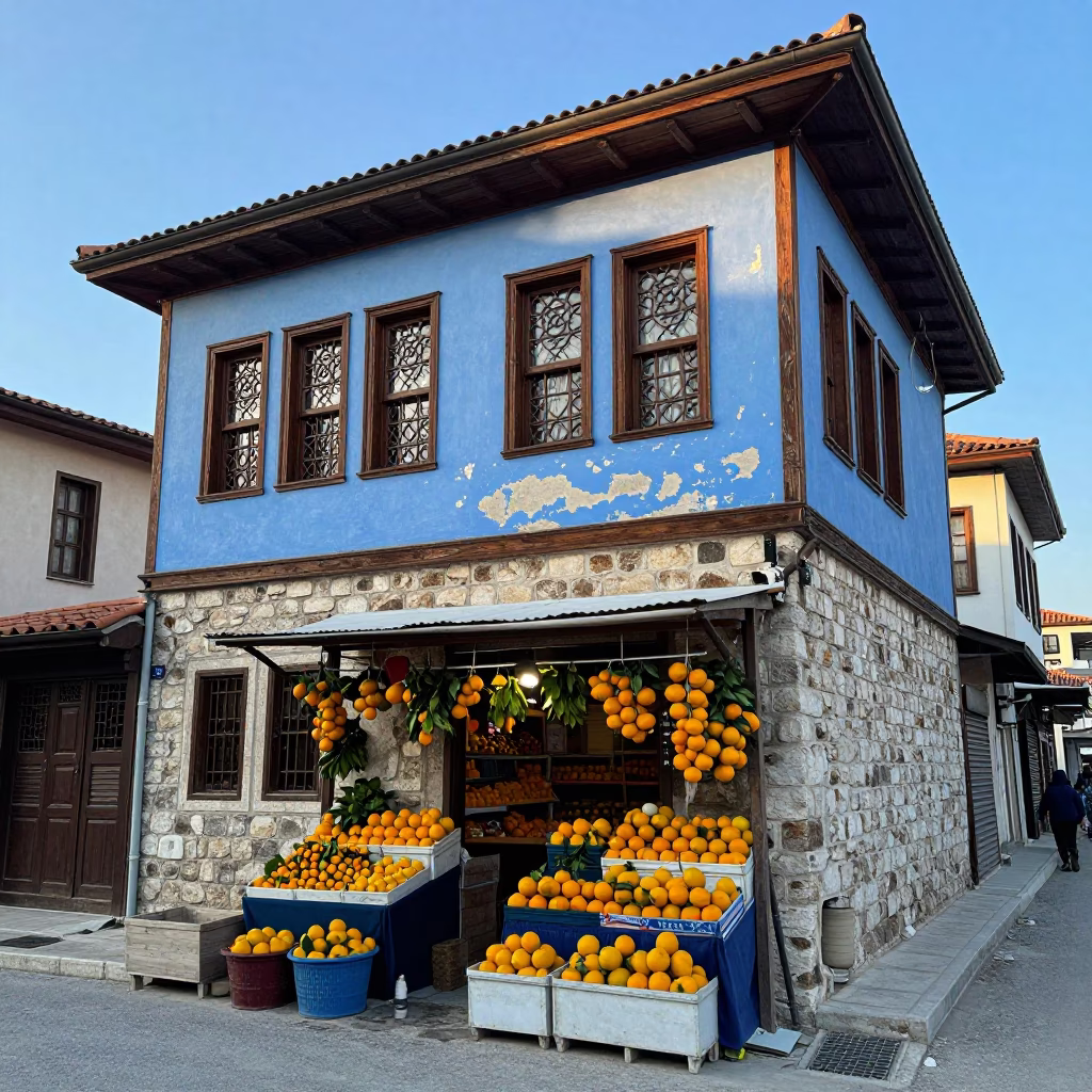 Market Stall in Izmir in in Izmir, Turkey
