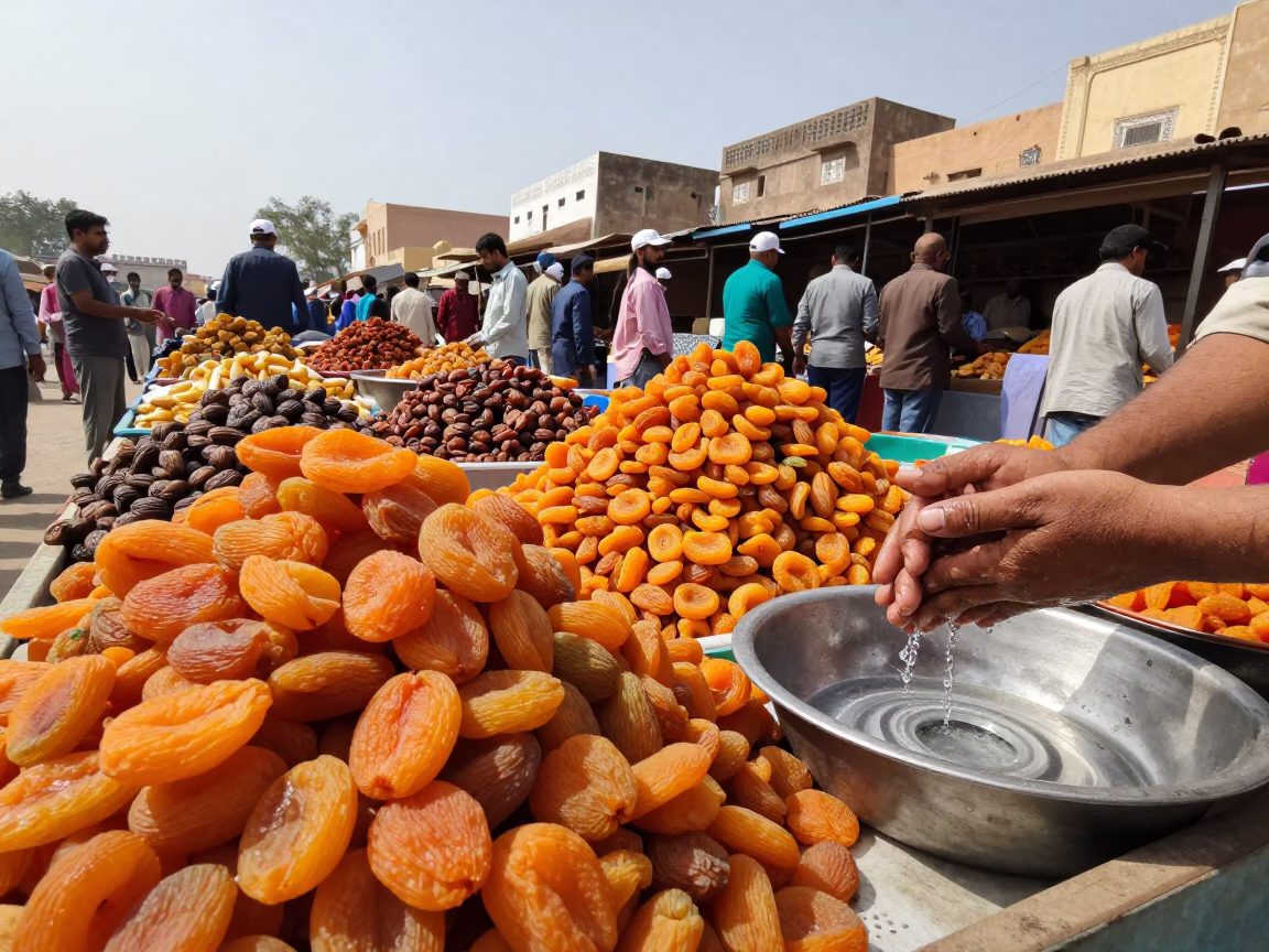 Market Stall in Jaipur at Midday Light in in Jaipur, India