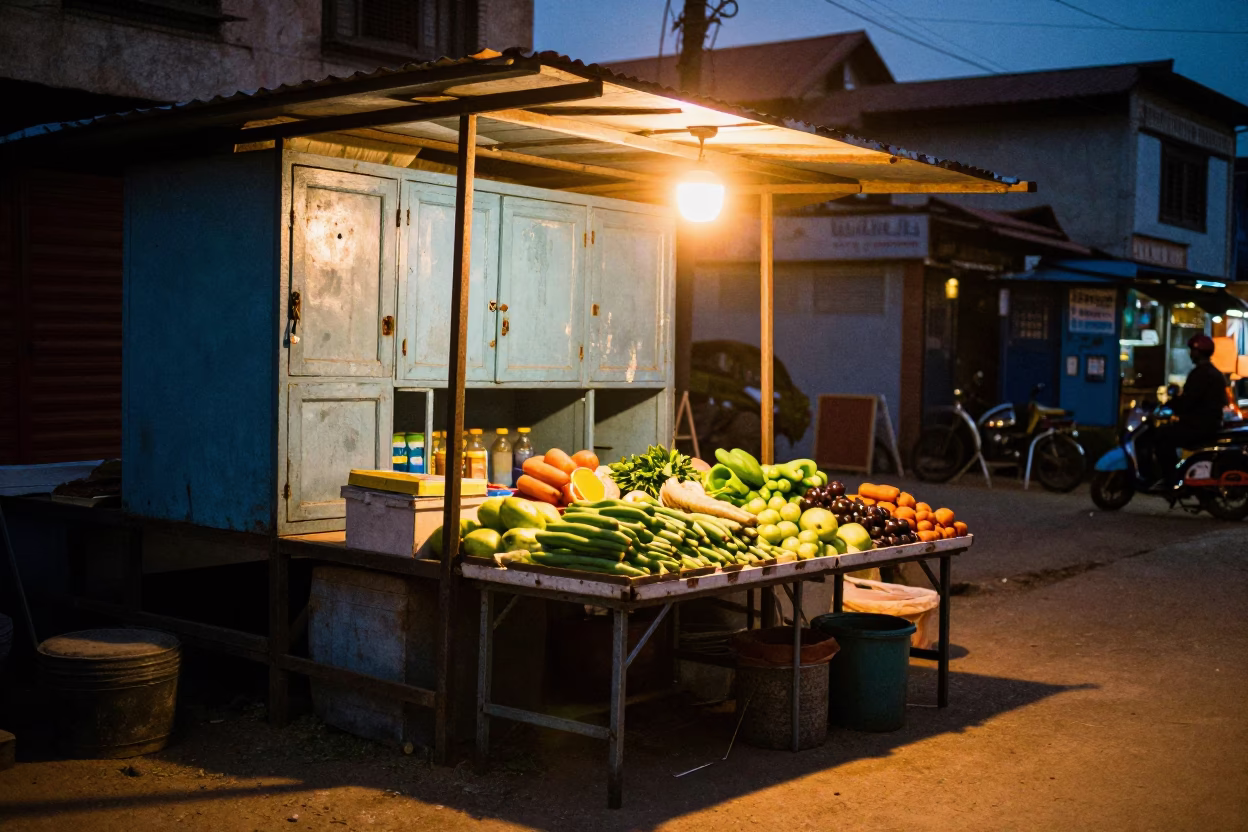 Market Stall in Kathmandu in in Kathmandu, Nepal