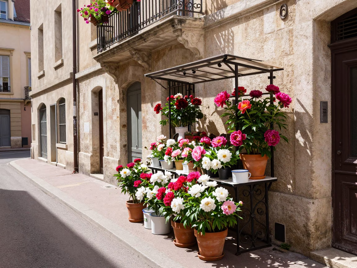 Market Stall in Lyon in in Lyon, France