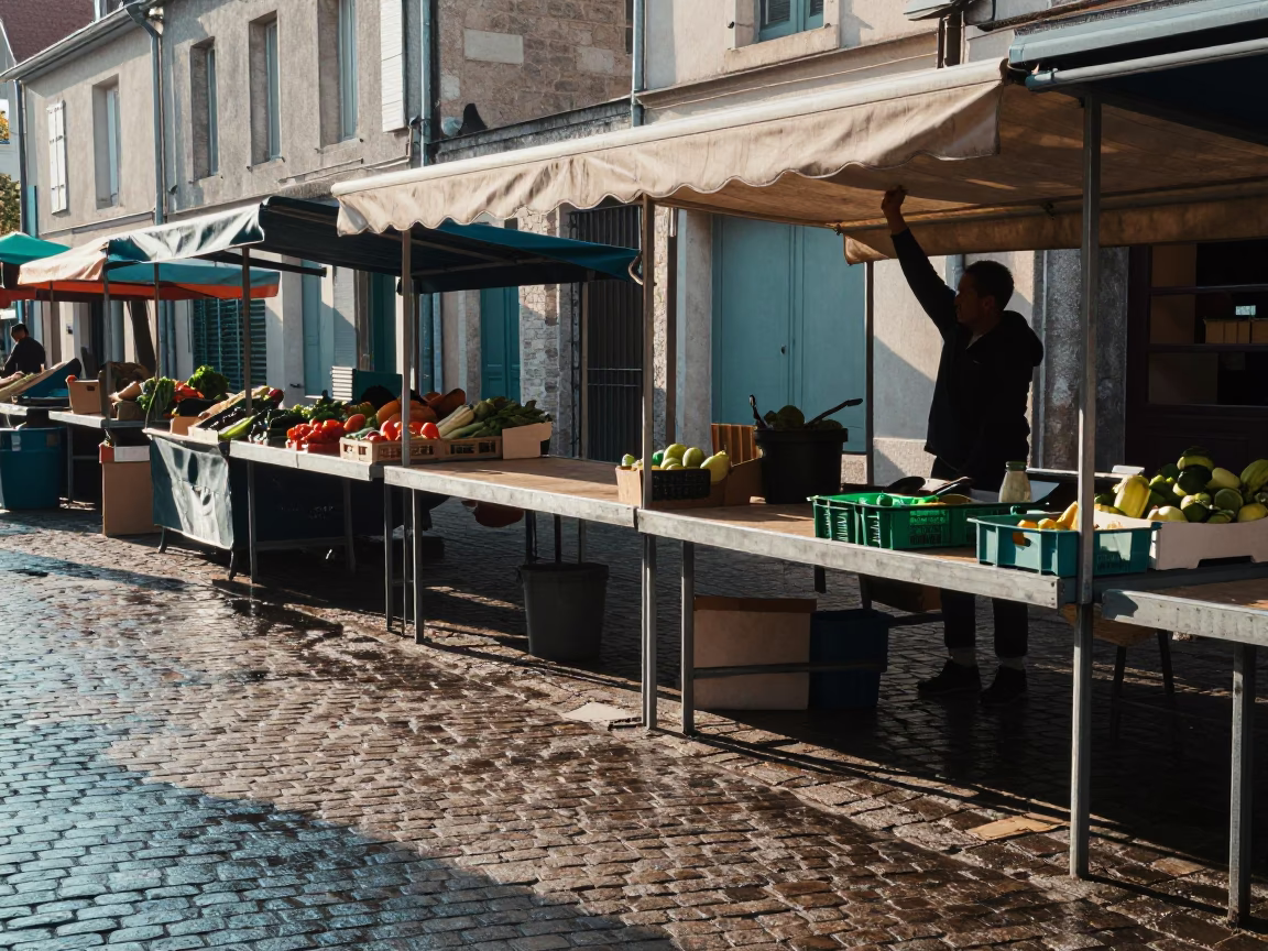 Market Stall in Nice in in Nice, France