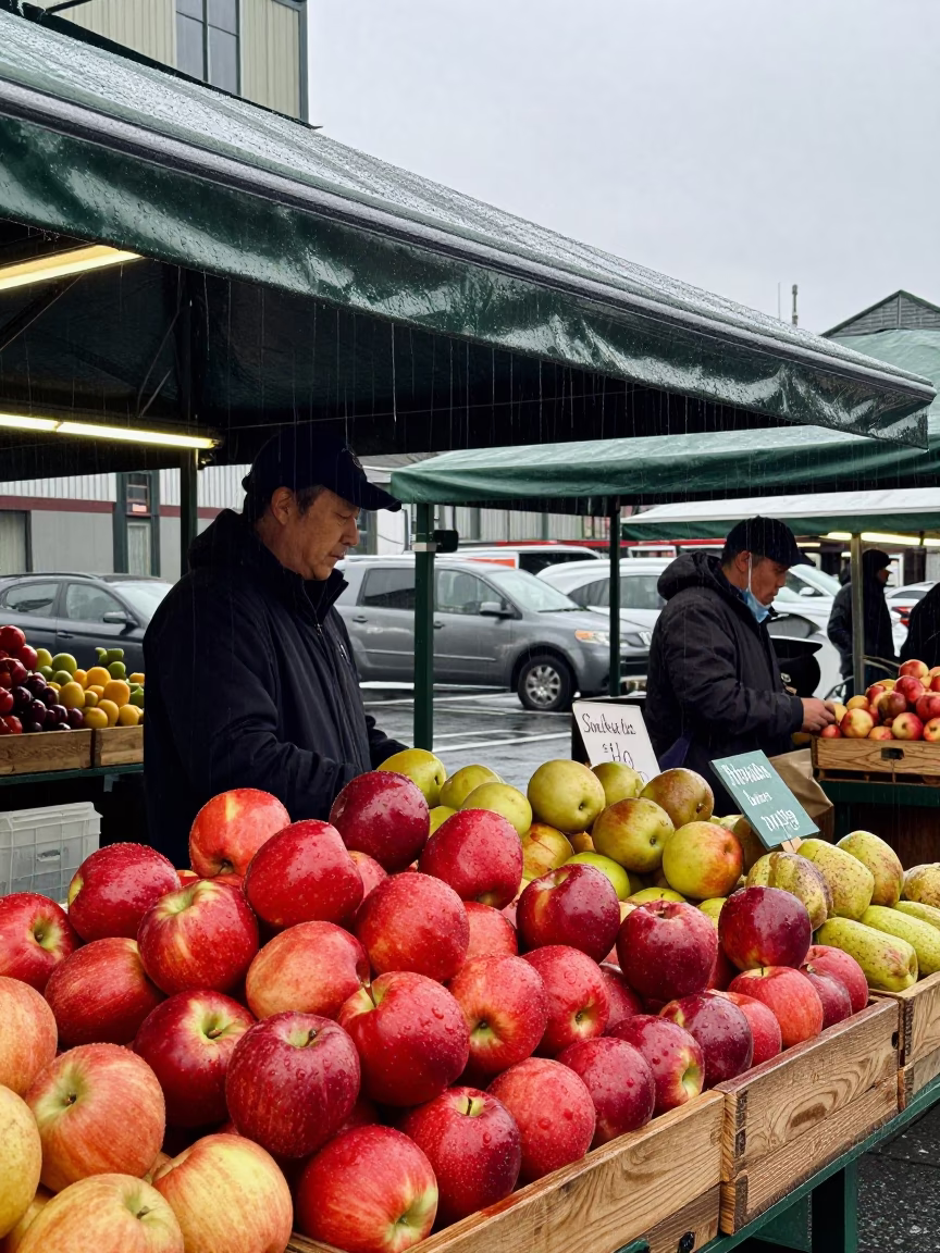 Market Stall in Seattle in in Seattle, Washington, United States