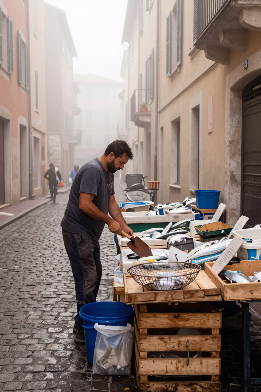 Market Stalls in Nice in in Nice, France