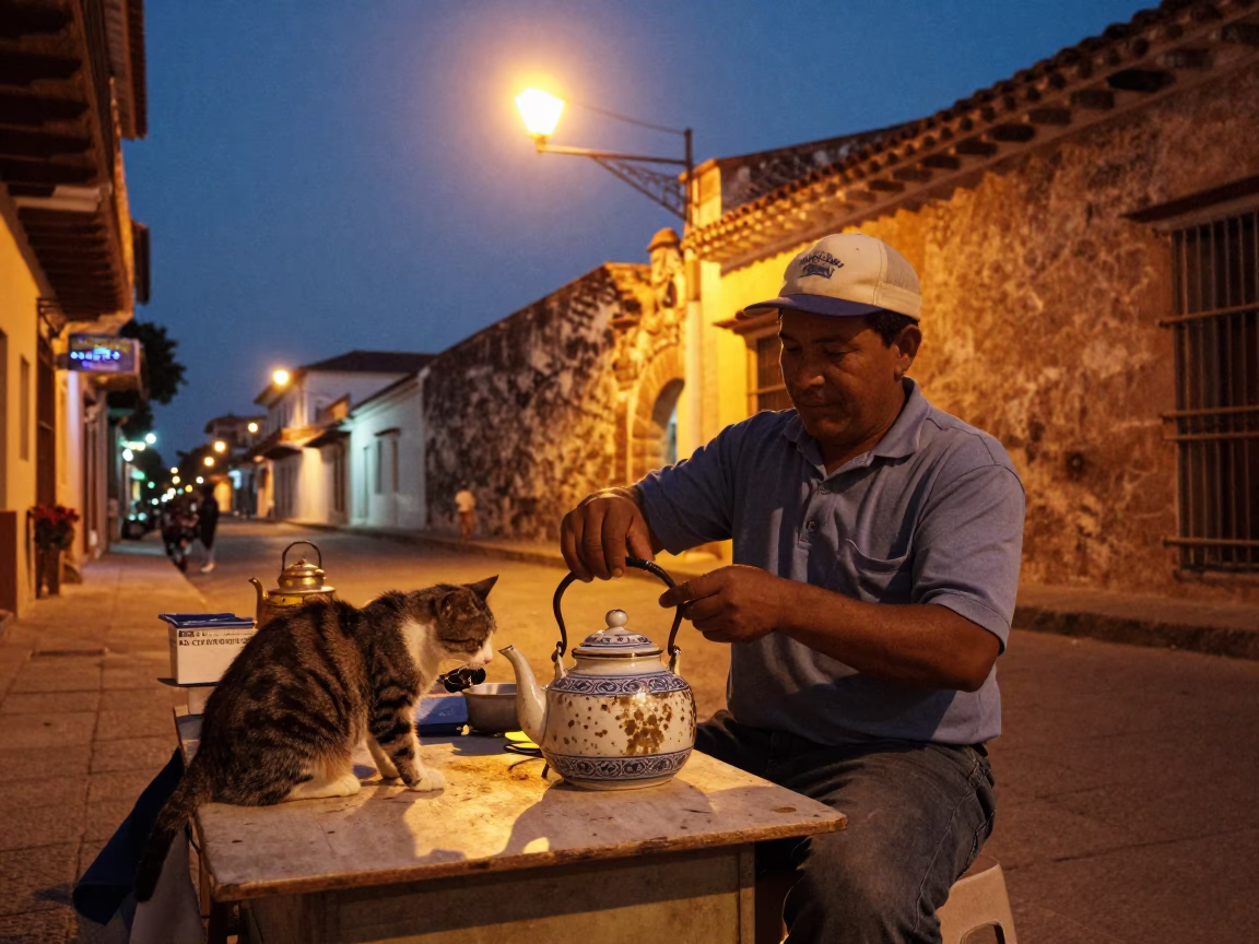Market Vendor in Cartagena in in Cartagena, Colombia