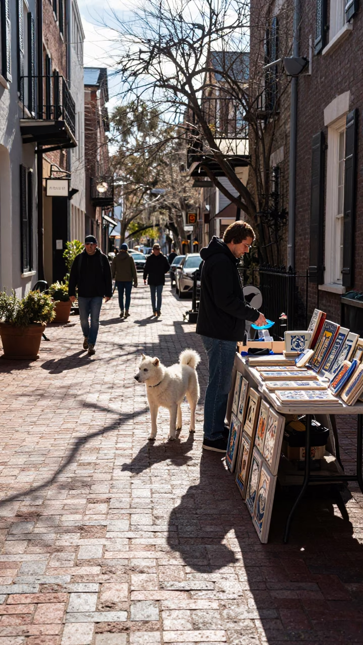 Market Vendor in Charleston in in Charleston, South Carolina, United States