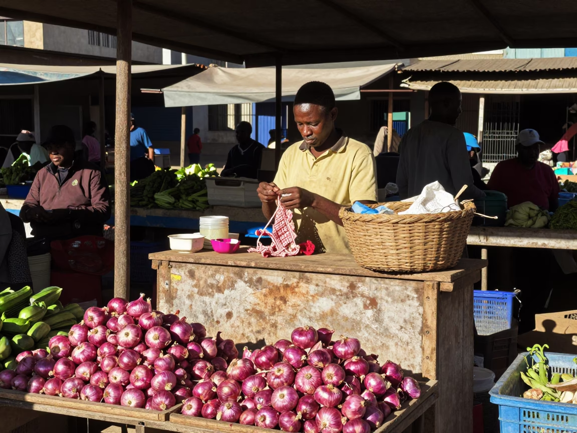 Market Vendor in Johannesburg in in Johannesburg, South Africa