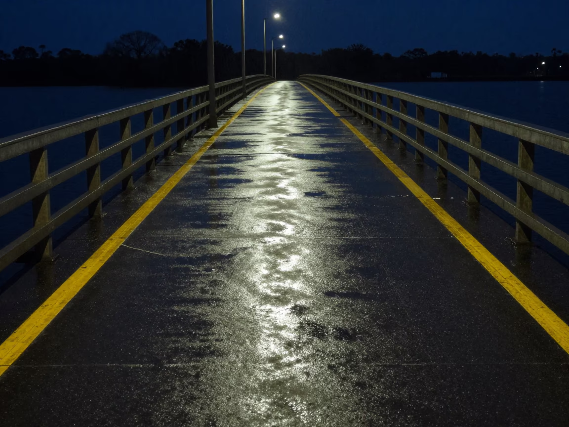 Markings Shining in Charleston at Midnight Light in in Charleston, South Carolina, United States