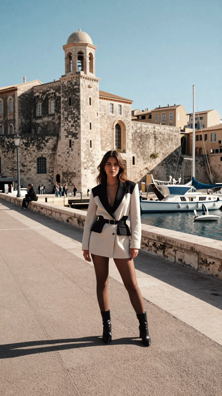 Marseille Early Afternoon at The Early Afternoon Light in in Marseille, France