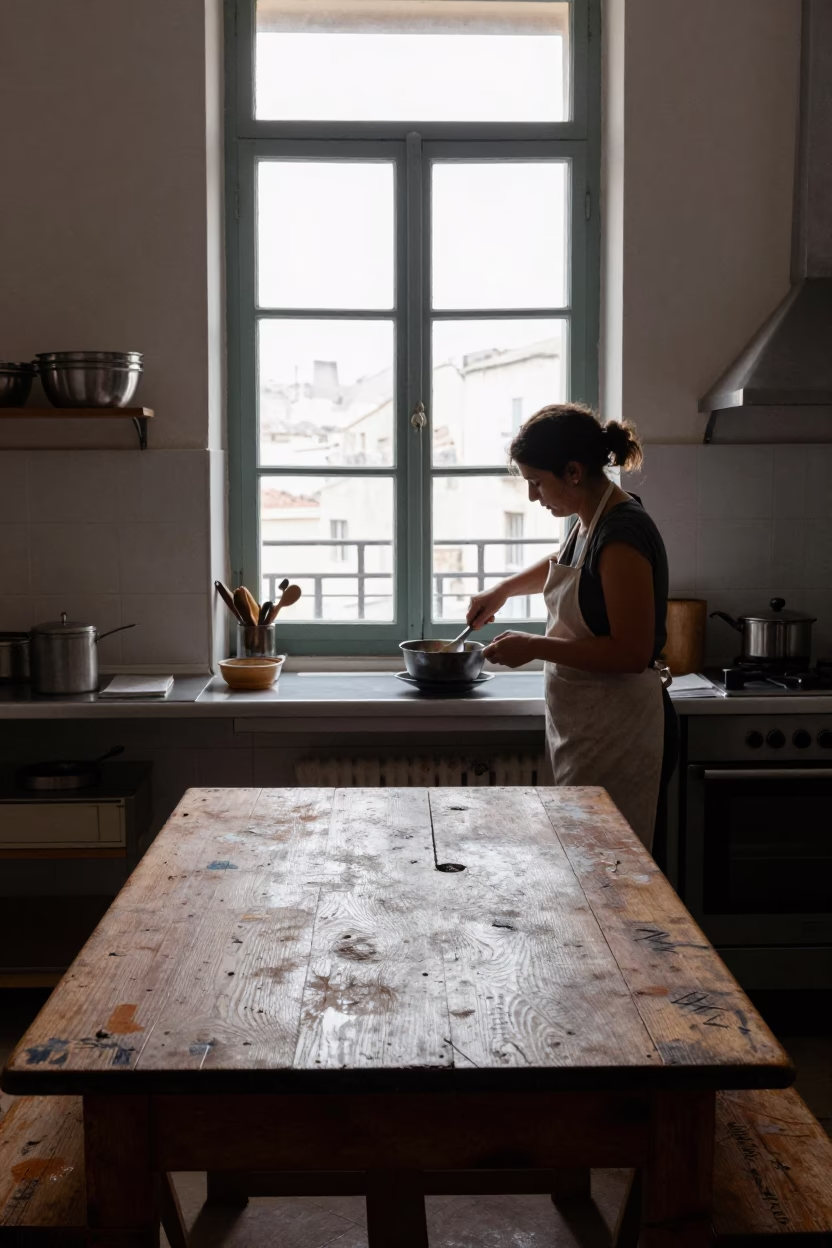 Marseille Interior Overcast at Midday Light in in Marseille, France