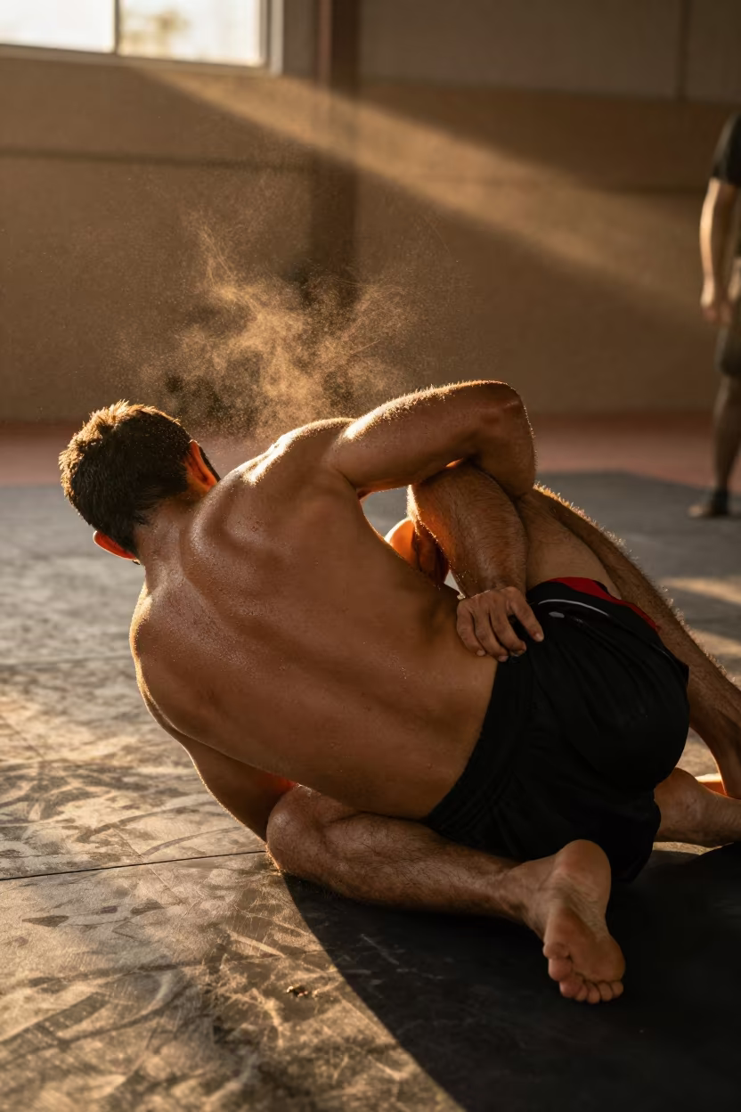 Martial Artist Rear Naked Choke Kasur Evening in in Kasur