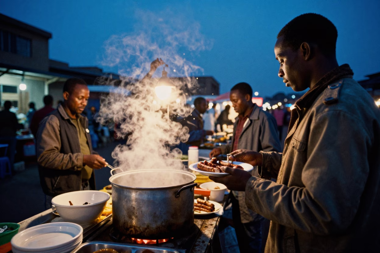 Mash in Johannesburg at Blue Hour in in Johannesburg, South Africa
