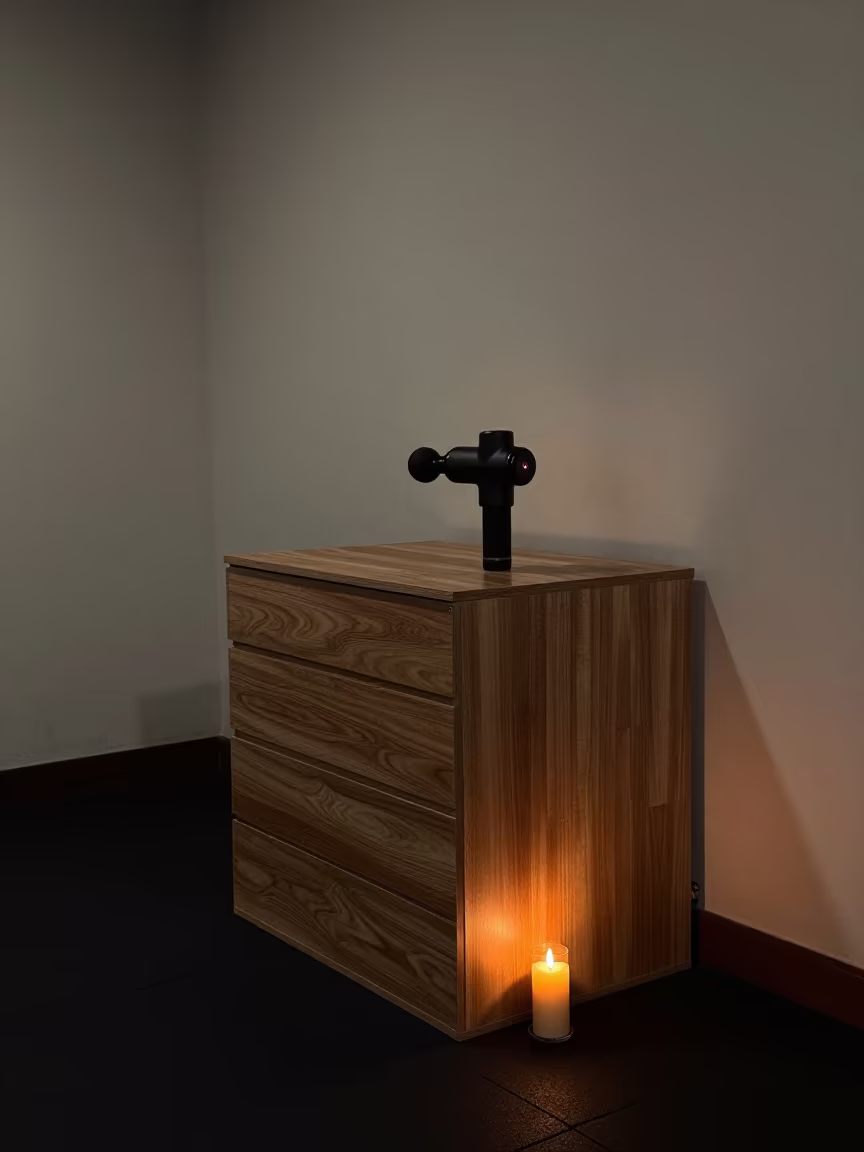 Massage Gun Locker at Gym Desk in at a gym check-in desk in Bauchi