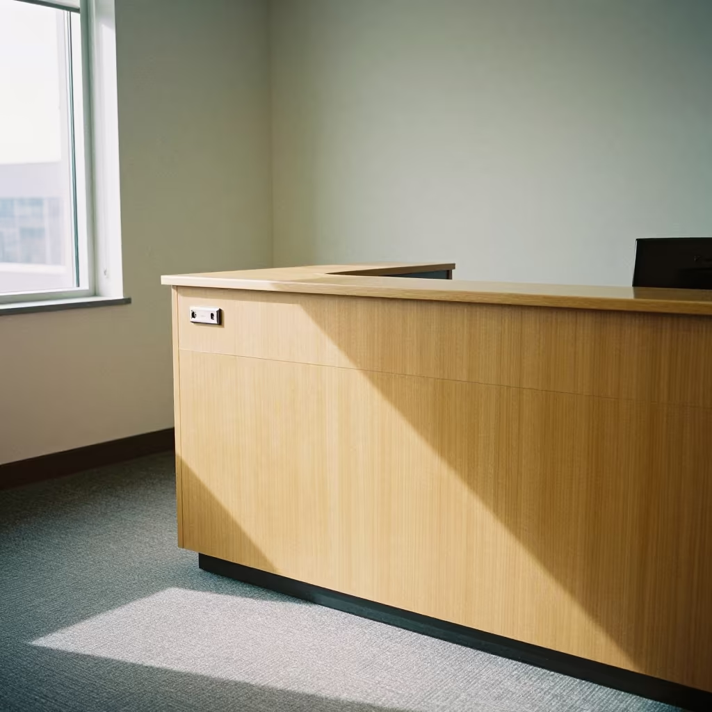 Master Key Seal Box Office Reception Noon Light in at an office reception desk in San Francisco