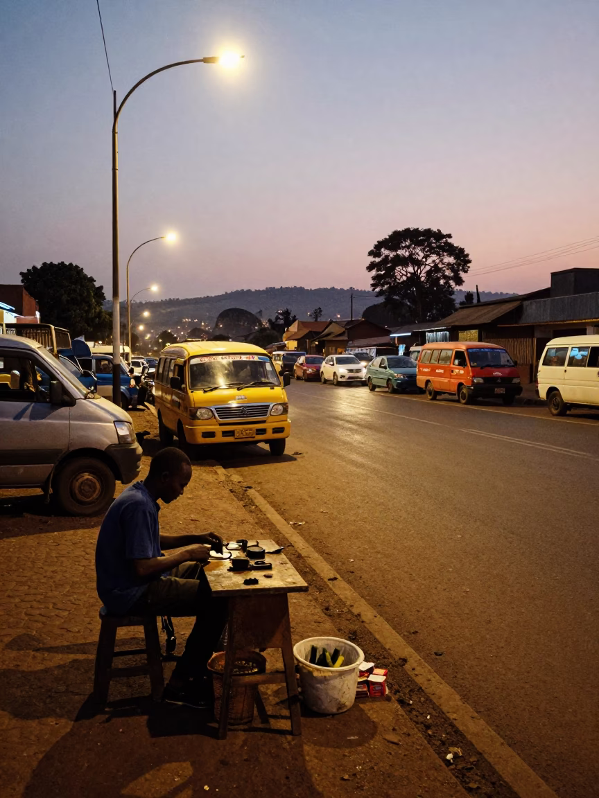 Matatu Park in Nairobi in in Nairobi, Kenya