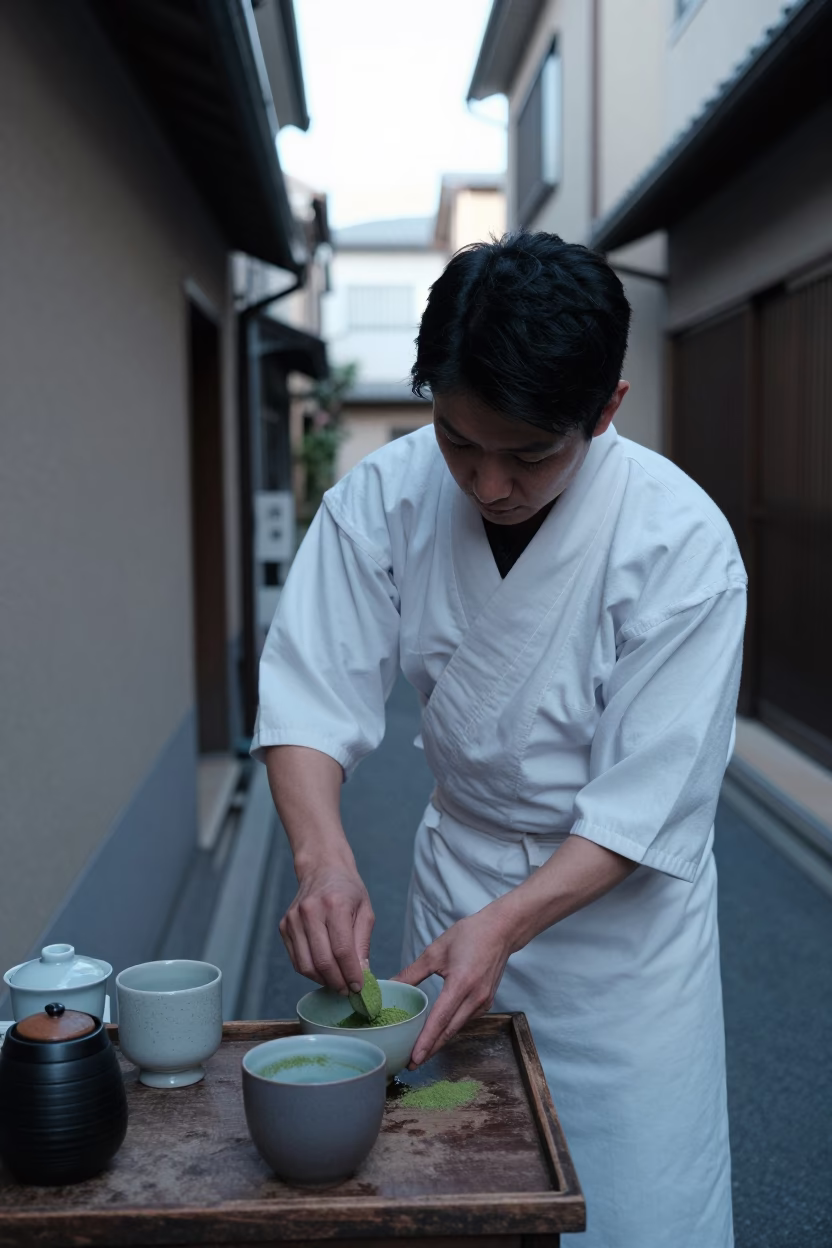 Matcha Tea in Osaka in in Osaka, Japan