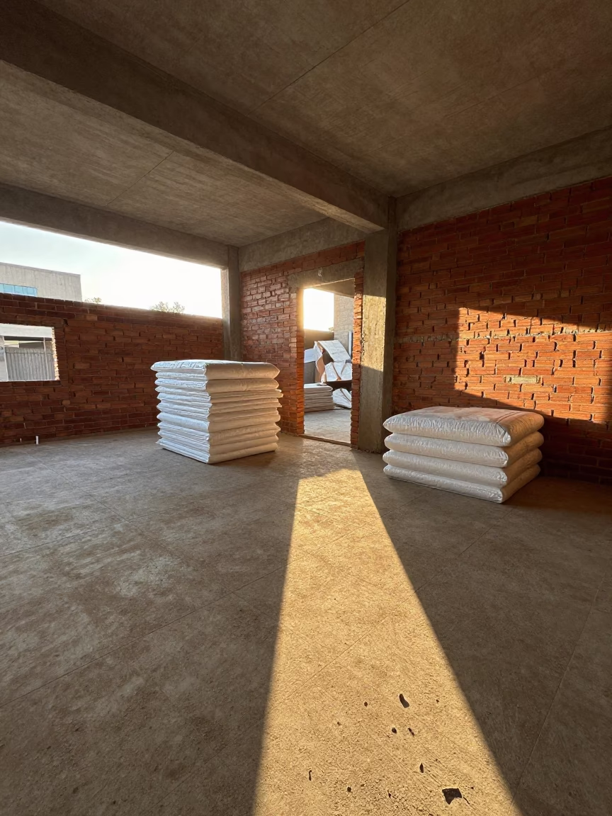 Materials Interior in Johannesburg at The Late Afternoon Light in in Johannesburg, South Africa