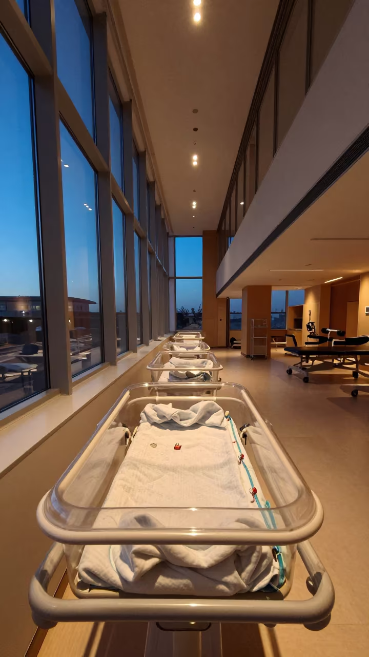 Maternity Bassinet in Riyadh Rehabilitation Gym in inside a rehabilitation gym in Riyadh