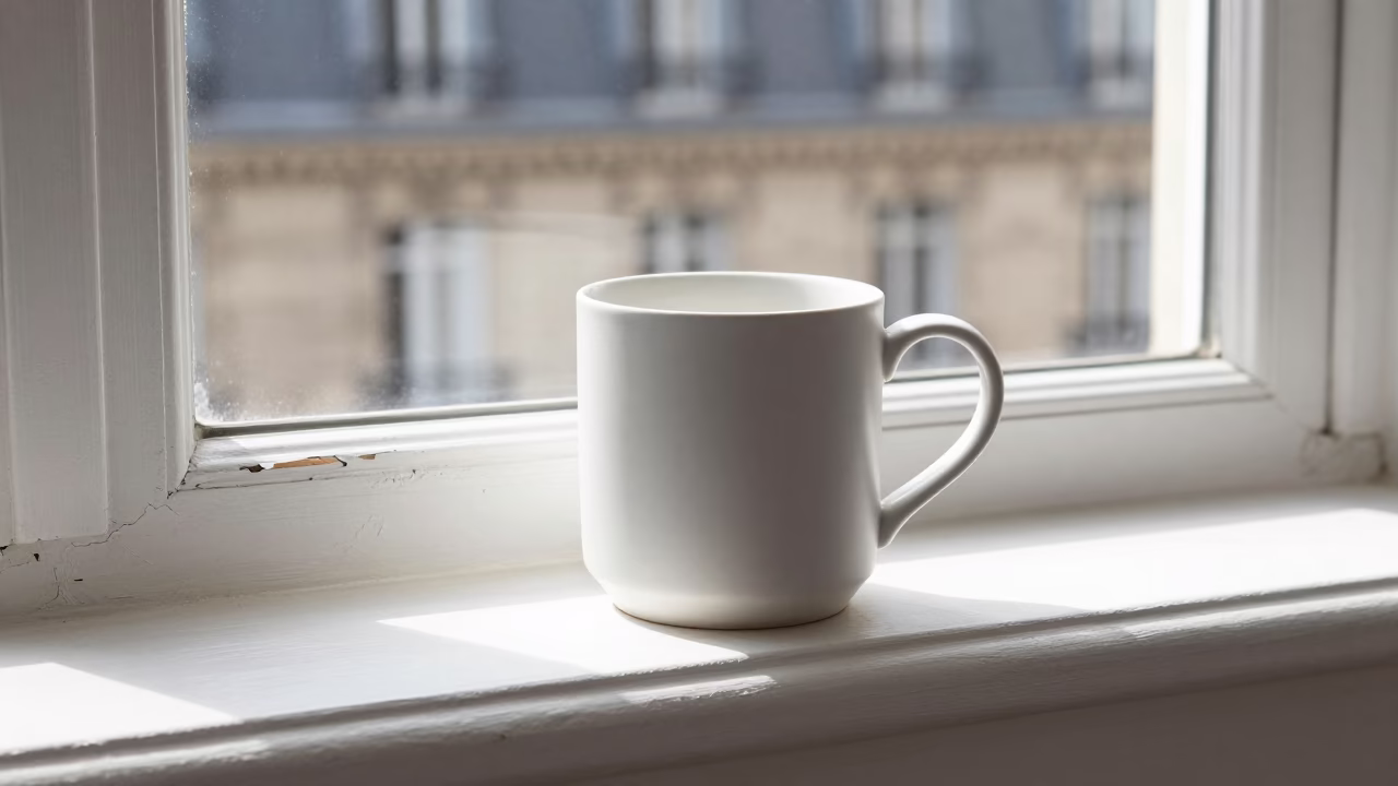 Matte Ceramic Mug in Paris in in Paris, France