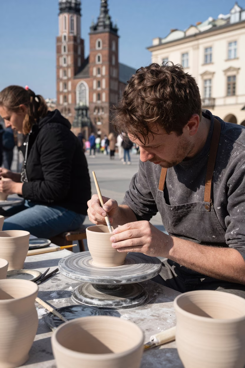 Matte Glaze in Krakow in in Krakow, Poland